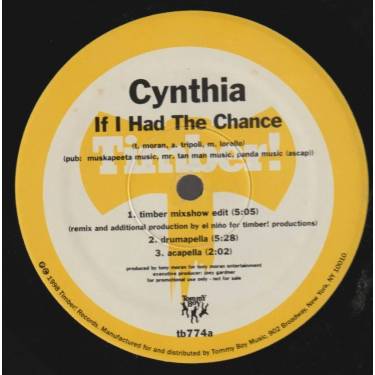 CYNTHIA - IF I HAD THE CHANCE ( TIMBER MIX SHOW - DRUMAPELLA - ACAPELLA -SLAMMIN SAM MIX - CRUZ & LUCCI MIXSHOW )