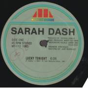 DASH SARAH - LUCKY TONIGH / INSTR / EDIT