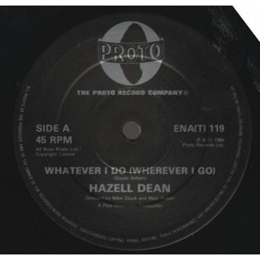 DEAN HAZELL - WHATEVER I DO ( WHEREVER I GO ) / DUB MIX / YOUNG BOY IN THE  CITY