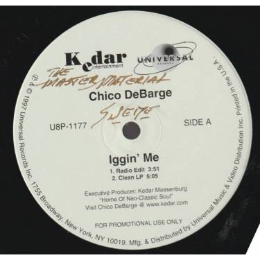 DEBARGE CHICO - PROMO - IGGIN' ME ( RADIO EDIT - CLEAN LP - INSTR - TV TRACK )