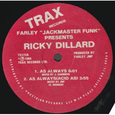 DILLARD RICKY - AS ALWAYS / AS ALWAYS ( ACID AS ) / LOVIN HOUSE MIX