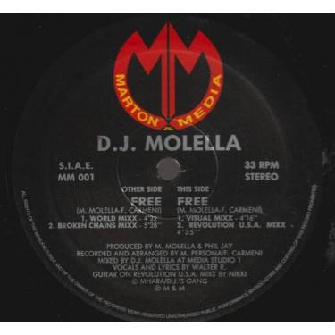 DJ MOLELLA - FREE ( WORLD MIXX - BROKEN CHAINS MIXX - VISUAL MIXX - REVOLUTION USA MIXX )