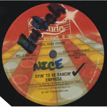 EMPRESS - DYIN' TO BE DANCIN' ( SPECIAL DISCO VERSION - INSTRUMENTAL