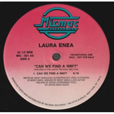 ENEA LAURA - PROMO - CAN WE FIND A WAY ? / THE NRG HOUSE MIX