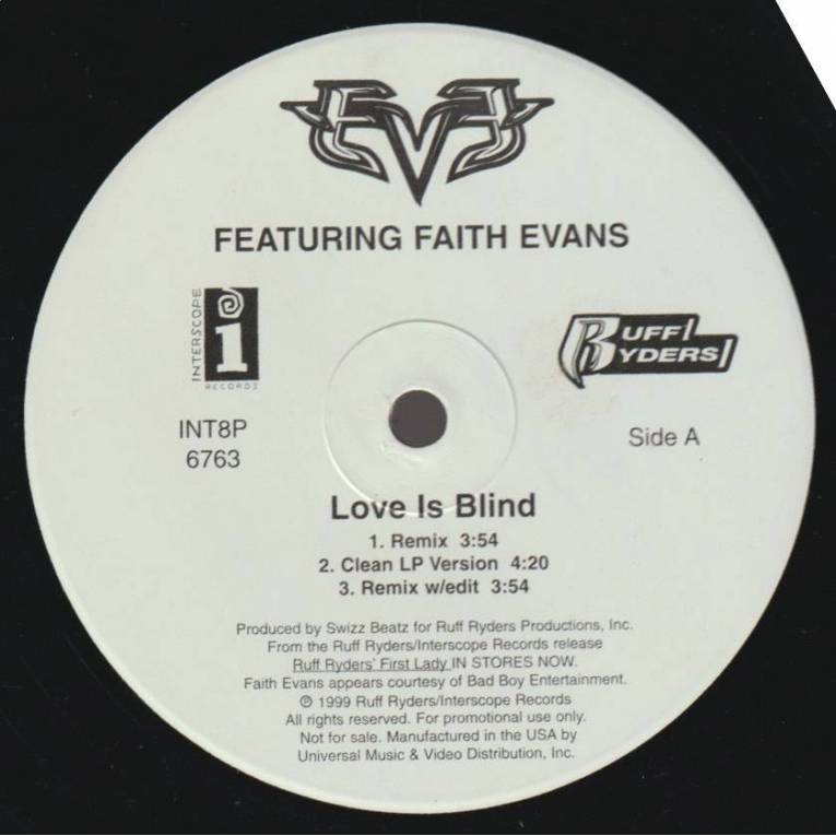 EVE feat FAITH EVANS - PROMO - LOVE I BLIND ( REMIX - CLEAN LP