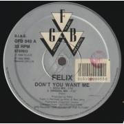 FELIX - DON'T YOU WANT ME ( HOOJ MIX - ORIGINAL MIX - RED JERRY'S HOLIDAY MIX - FIERCE MIX )