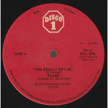 FLASH - YOU REALLY GOT ME / SUBMARINE ROCK