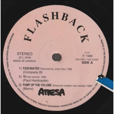 FLASHBACK - FASHINATED / 19 / PUMP UP THE VOLUME / MOMENTS IN LOVE / SIGN OF THE TIMES / GOOD LIFE