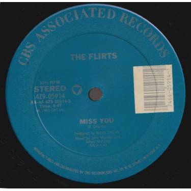 FLIRTS THE - MISS YOU / CONCLUSION OF 2 / 7" VERSION