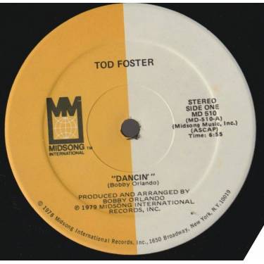 FOSTER TOD - DANCIN -/ I FELL IN LOVE WITH AN ANGEL