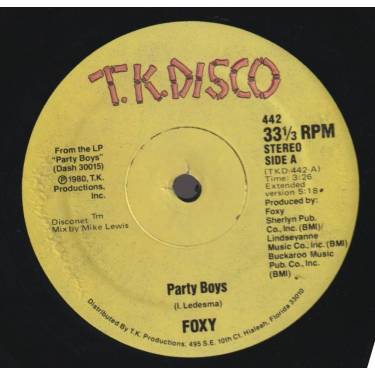 FOXY - PARTY BOYS / EXTENDED VERSION