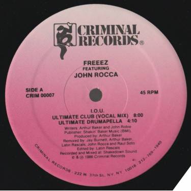 FREEEZ feat JOHN ROCCA - I.O.U. ( ULTIMATE CLUB - ULTIMATE DRUMAPELLA - SHAKEDOWN GOGO VOCAL MIX - ULTIMATE CLUB DUB MIX )