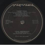 FRONT PAGE - LOVE INSURANCE / YOU GOT MY LOVE