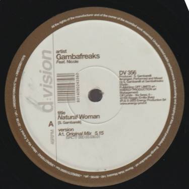 GAMBAFREAKS Feat NICOLE - NATURAL WOMAN ( ORIGINAL MIX - SFACTION MIX - FREAKS DUB )