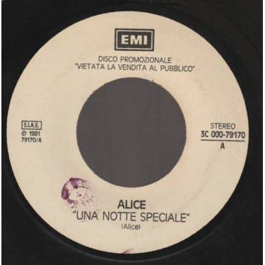 ALICE / CLASSIX NOUVEAUX - UNA NOTTE SPECIALE / GUILTY