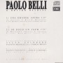 BELLI PAOLO - UNA GRANDE ANIMA +1