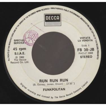 BANANARAMA / FUNKPOLITAN - REALLY SAYING SOMETHING / RUN RUN RUN