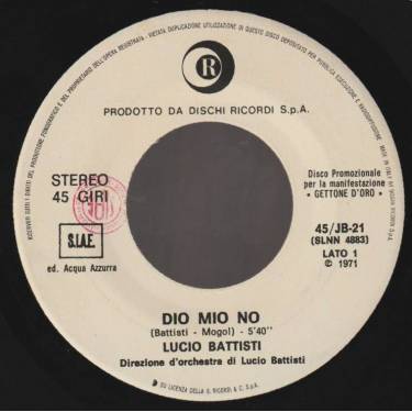 BATTISTI LUCIO / BREAD - DIO MIO NO /  IF