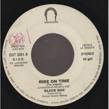 BLACK BOX / STARLIGHT  - RIDE ON TIME ( THE ORIGINAL ) / NUMERO UNO