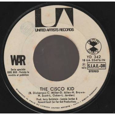 BLOOD SWEAR & TEARS / WAR - OVER THE HILL 7 THE CISCO KID