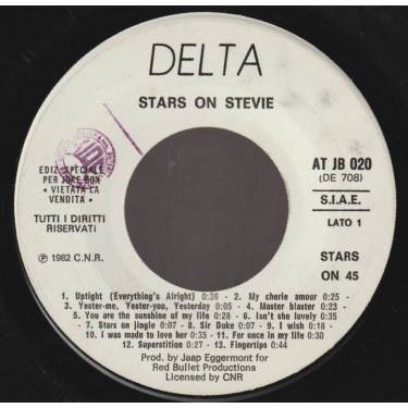 BOHANNON / STARS ON STEVIE - LET'S START II DANCE AGAIN / MEDLEY