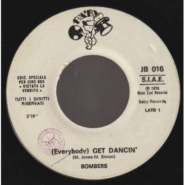 BOMBERS / I MAN - ( EVERYBODY ) GET DANCING / WONDER