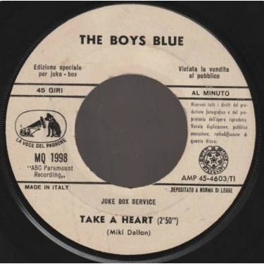 BOYS BLUE THE - TAKE A HEART / YOU GOT WHAT I WANT