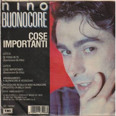BONOCORE NINO - SE FOSSI IN TE /COSE IMPORTANTI