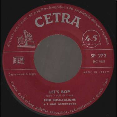 BUSCAGLIONE FRED E I SUOI ASTERNOVAS - BUONA SERA / LET'S BOP
