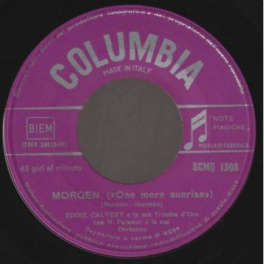 CALVERT EDDIE - MORGEN (ONE MORE SUNRISE ) / GILLIE