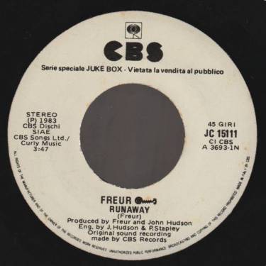 CARA IRENE / FREUR - WHY ME / RUNAWAY