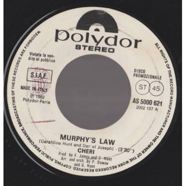 CHERI / CHRISTIAN - MURPHY'S LAW / SE TE NE VAI