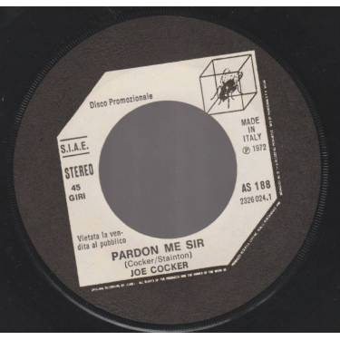 COCKER JOE / BILL BOLLINS - PARDON ME SIR / REMEMBER THAT I LOVE YOU