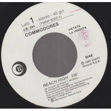 COMMODORES / SECRET SERVICES - REACH HIGH / DANCING IN MADNESS