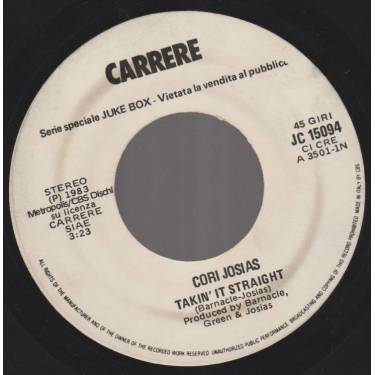 CORI JOSIAS / BOBBY OX - TAKIN' IT STRAIGHT / IN THE SUMMERTIME