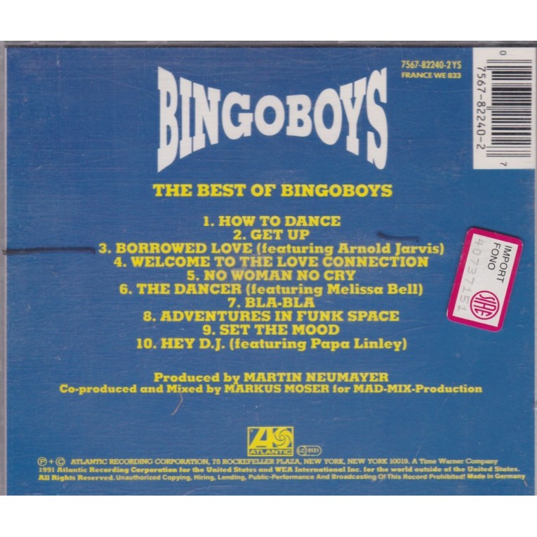 BINGO BOYS - THE BEST OF - aquarius age sagl