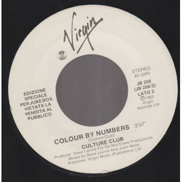 CULTURE CLUB - VICTIMS / COLOUR BY NUMBERS