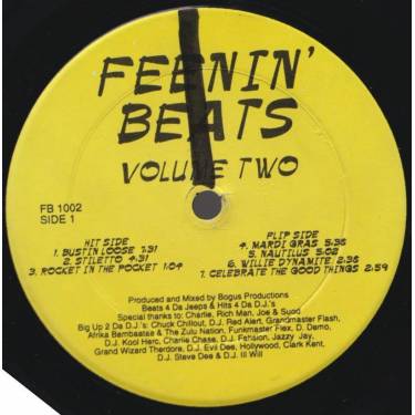 FEELIN' BEATS  - VOLUME TWO ( BUSTIN LOOSE / STILETTO / ROCKET IN THE POCKET / MARDI GRAS / NAUTILUS / WILLIE DYNAMITE ..