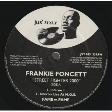 FONCETT FRANKIE - STREET FIGHTER 2000 ( INFERNO I - LIVE AT M.O.S. - BABY DON'T STOP PART 2-THE RIDE TRIBUTE TO TROUBLE ANDERSON