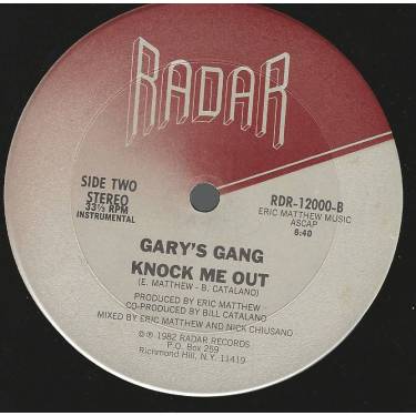 GARY'S GANG - KNOCK ME OUT ( VOCAL - INSTRUMENTAL )