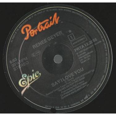 GEYER RENE - SAY I LOVE YOU / GOOD LOVIN