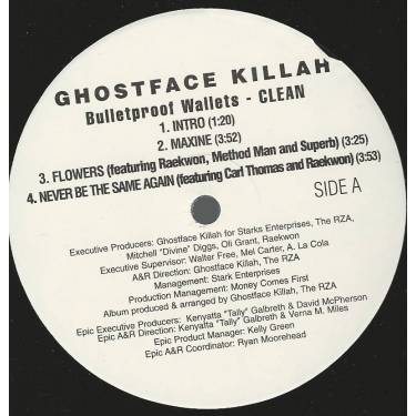 GHOSTFACE KILLAH - BULLETPROOF WALLET - CLEAN