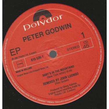 GODWIN PETER - BABY'S IN THE MOUNTAINS ( REMIXED BY JOHN LUONGO ) / SOUL OF LOVE