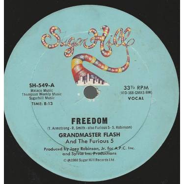GRANDMASTER FLASH & THE FURIOUS 5 - FREEDON ( VOCAL - INSTRUMENTAL )