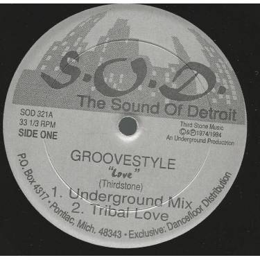 GROOVESTYLE - LOVE ( UNDERGROUND MIX - TRIBAL LOVE ) / FREEDOM TRAIN ( UNDERGROUND MIX - INSTR )