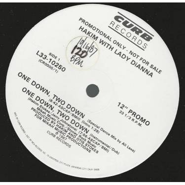 HAKIN with LADY DIANNA - PROMO - ONE DOWN TWO DOWN ( SPECIAL DANCE  MIX - INSTR/ DUB - EDITED- ALTERNATE DANCE MIX ) JEALOUSY