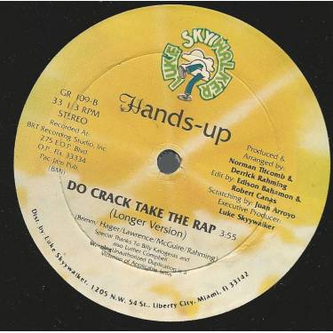 HANDS - UP - DO CRACK TAKE THE RAP ( RADIO SONG - LONGER VERSION )