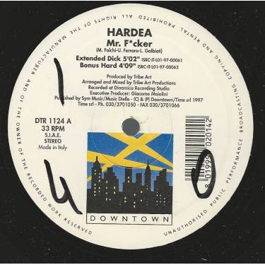 HARDEA - MR. F**KER ( EXTENDED - BONUS HARD - ORIGINAL MIX - AMERICA )