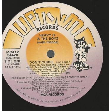 HEAVY D. & THE BOYZ - DON'T CURSE / YOU CAN'T SEE WHAT I CAN SEE