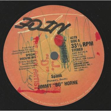 HORNE JIMMY " BO " - SPANK / I WANNA GO HOME WITH YOU